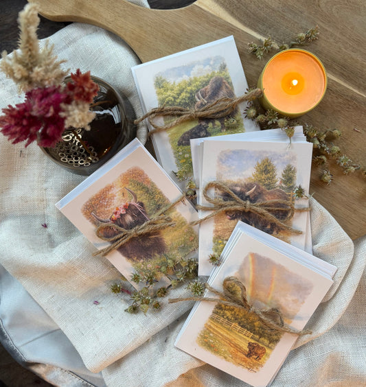 Whimsical Yak Notecards